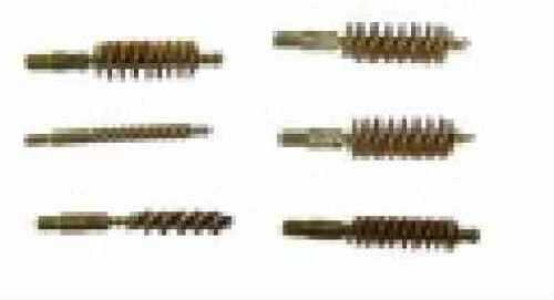 Pro-Shot Products Bronze Pistol Brush #8-36 Thread For 10MM/40 Caliber Clam Pack 10P